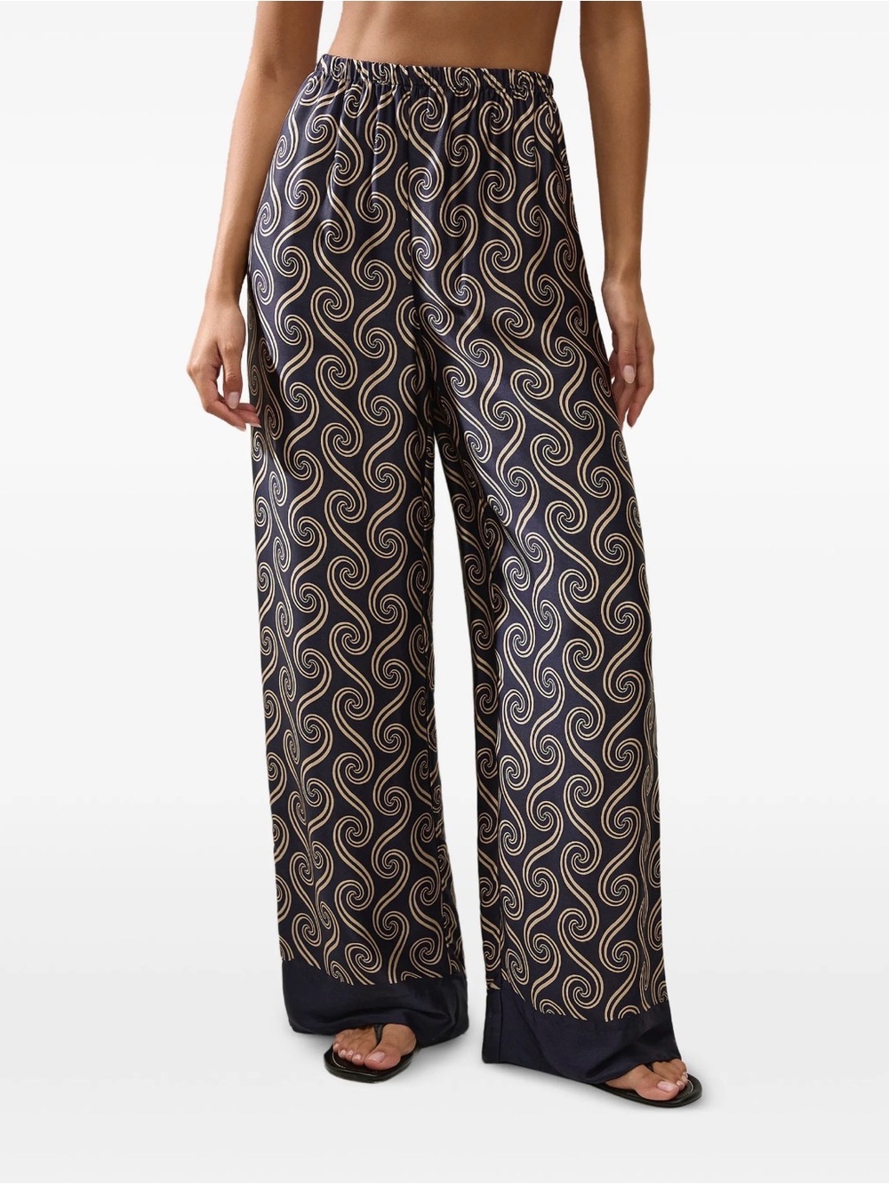 Faithfull the Brand Jensen Pant in Juanita Swirl Indigo